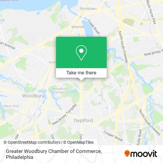Mapa de Greater Woodbury Chamber of Commerce