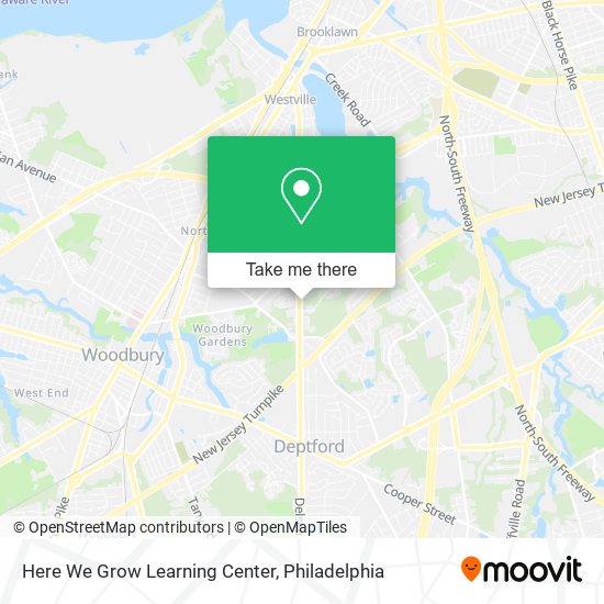 Here We Grow Learning Center map