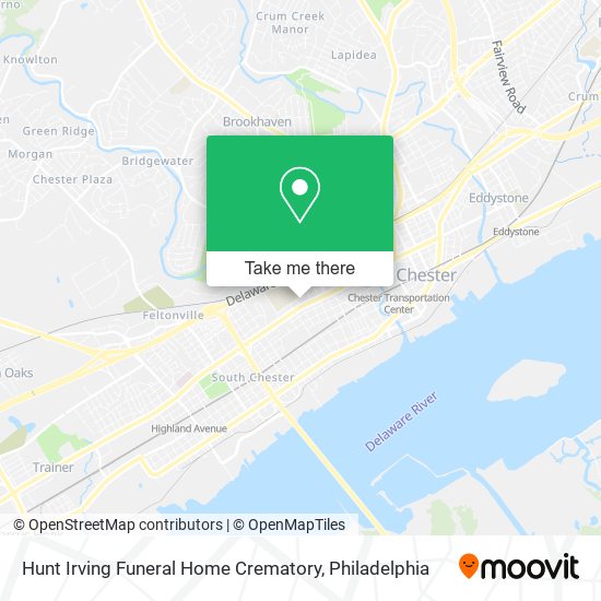 Mapa de Hunt Irving Funeral Home Crematory
