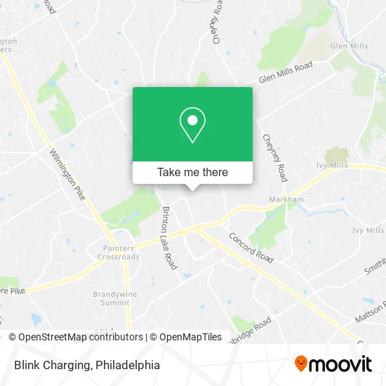 Blink Charging map