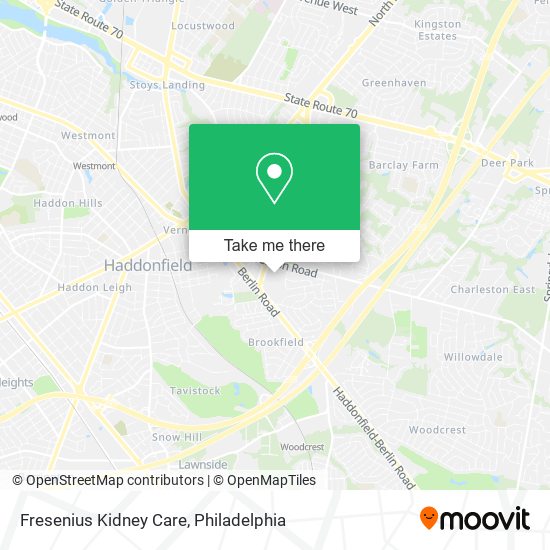 Fresenius Kidney Care map