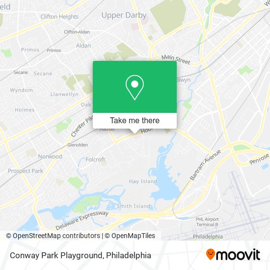 Conway Park Playground map