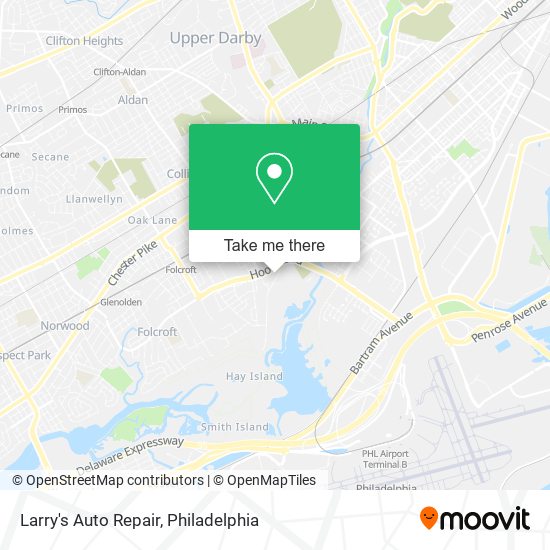 Mapa de Larry's Auto Repair