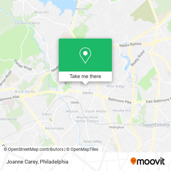 Mapa de Joanne Carey