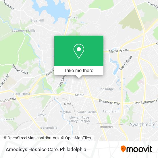 Amedisys Hospice Care map