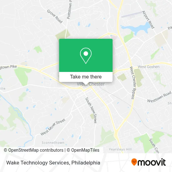 Wake Technology Services map