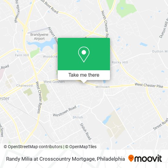 Randy Milia at Crosscountry Mortgage map