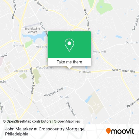 John Malarkey at Crosscountry Mortgage map