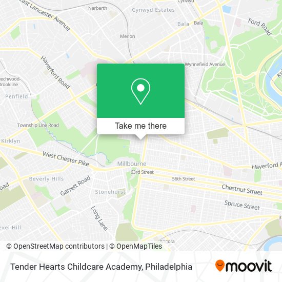Mapa de Tender Hearts Childcare Academy