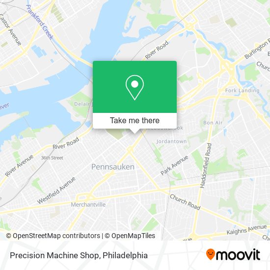 Precision Machine Shop map