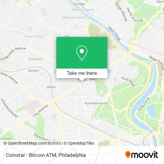 Mapa de Coinstar - Bitcoin ATM