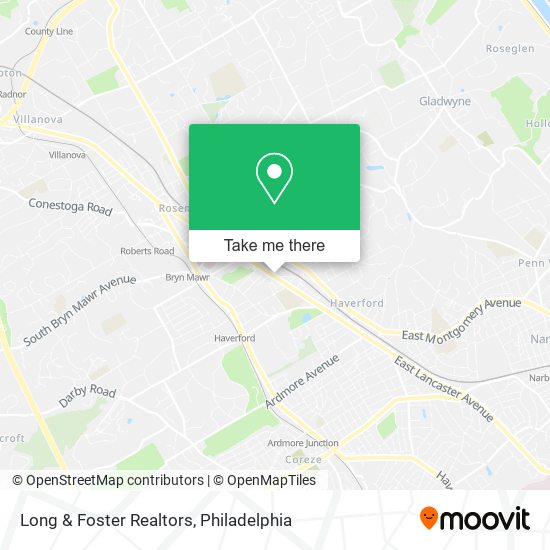 Long & Foster Realtors map