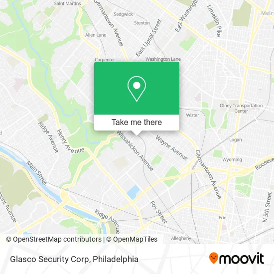 Glasco Security Corp map