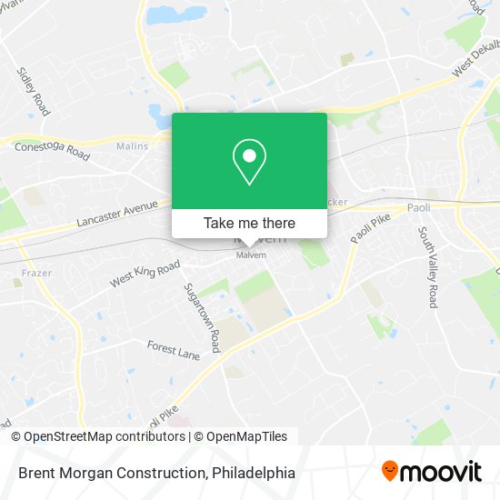 Brent Morgan Construction map