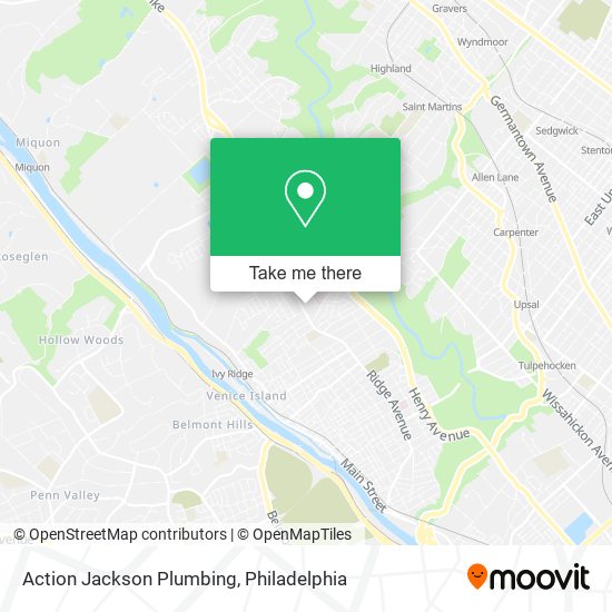 Action Jackson Plumbing map