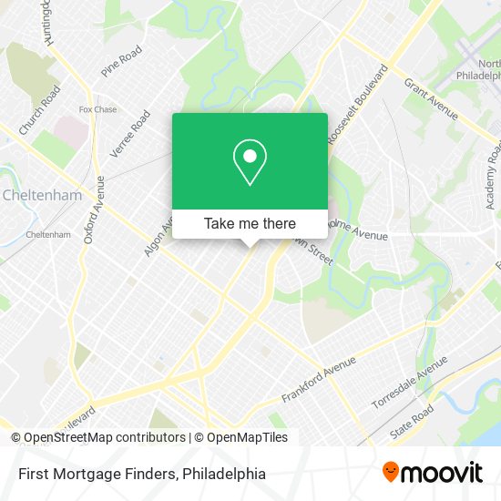 First Mortgage Finders map