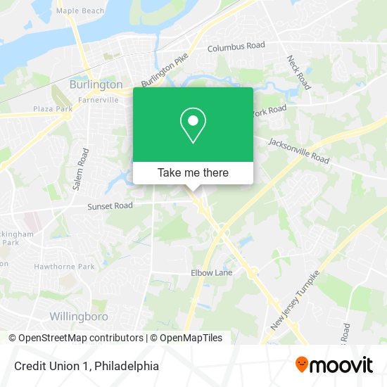 Credit Union 1 map