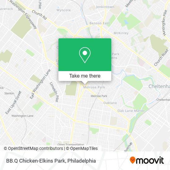 BB.Q Chicken-Elkins Park map
