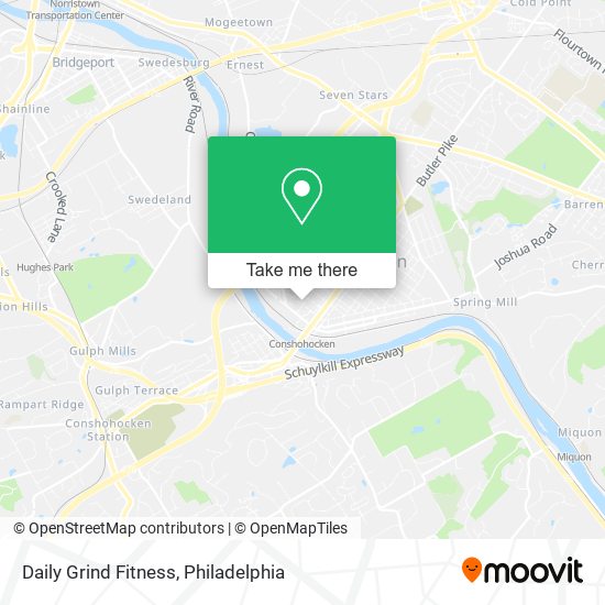 Daily Grind Fitness map