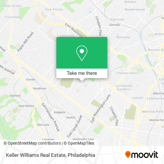 Mapa de Keller Williams Real Estate