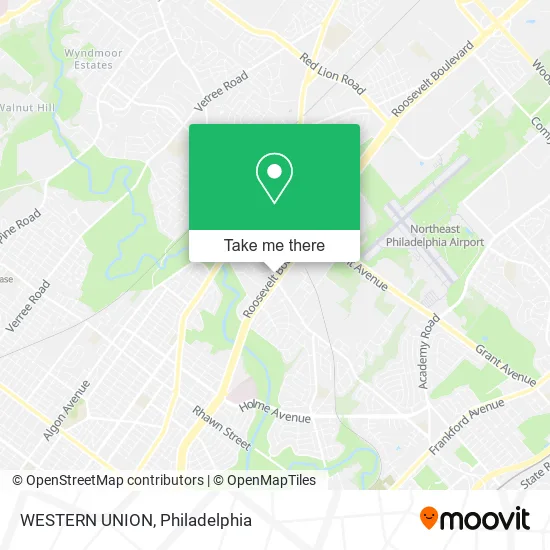 Mapa de WESTERN UNION