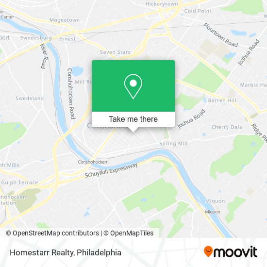 Homestarr Realty map