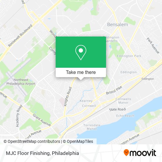 MJC Floor Finishing map