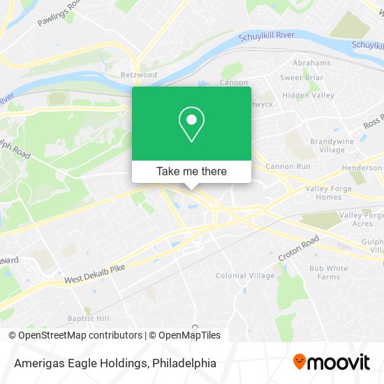 Amerigas Eagle Holdings map