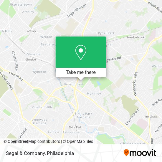 Mapa de Segal & Company