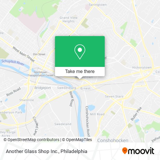 Another Glass Shop Inc. map