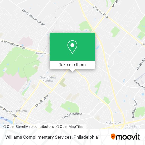 Williams Complimentary Services map