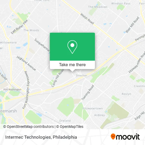 Intermec Technologies map
