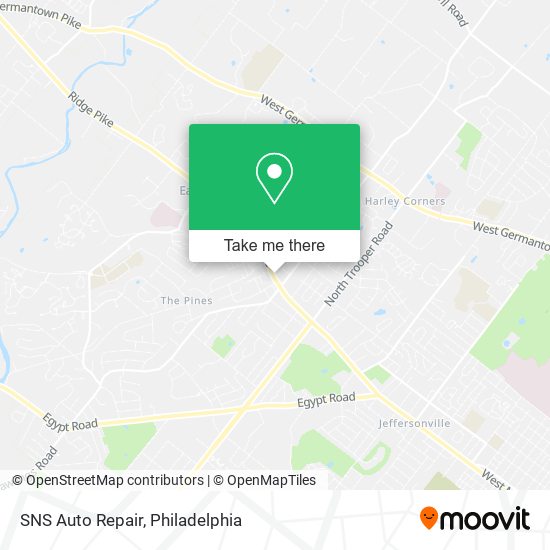 Mapa de SNS Auto Repair