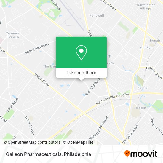 Mapa de Galleon Pharmaceuticals