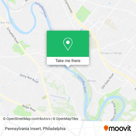 Pennsylvania Insert map