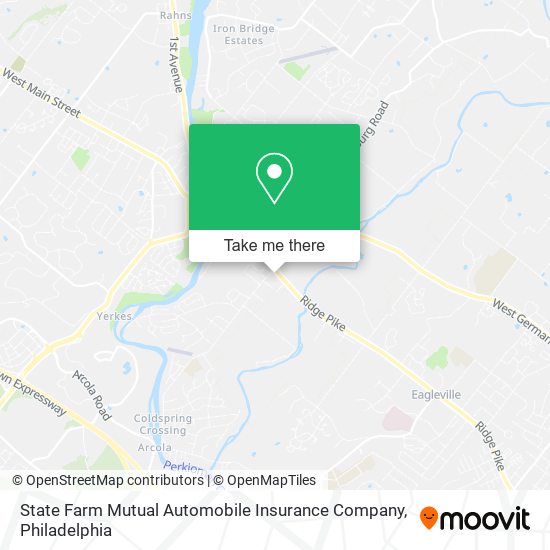 State Farm Mutual Automobile Insurance Company map