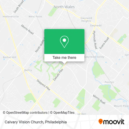Calvary Vision Church map
