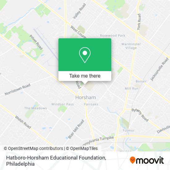 Mapa de Hatboro-Horsham Educational Foundation