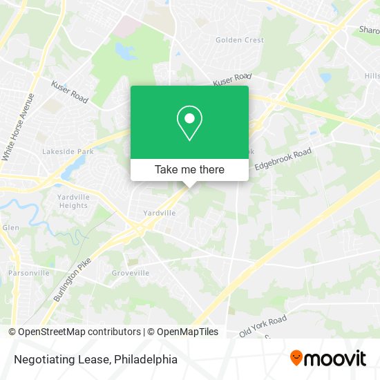 Negotiating Lease map