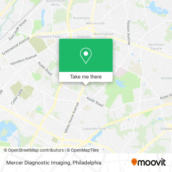 Mercer Diagnostic Imaging map