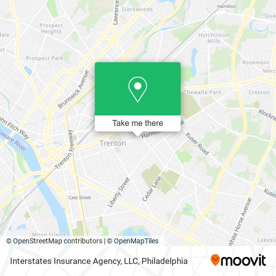Interstates Insurance Agency, LLC map