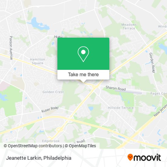 Jeanette Larkin map