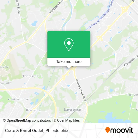 Crate & Barrel Outlet map