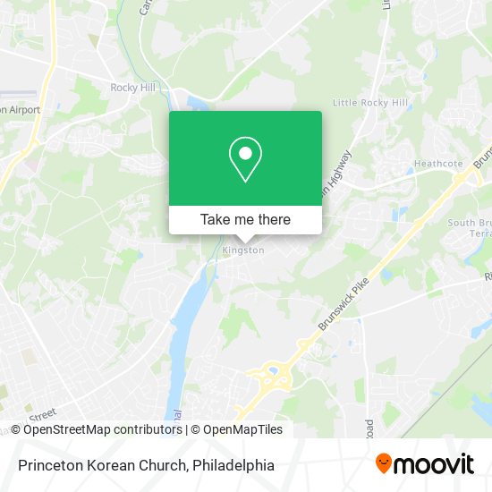Mapa de Princeton Korean Church