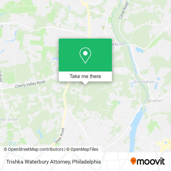 Trishka Waterbury Attorney map