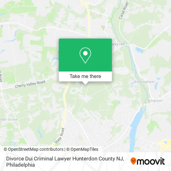 Divorce Dui Criminal Lawyer Hunterdon County NJ map
