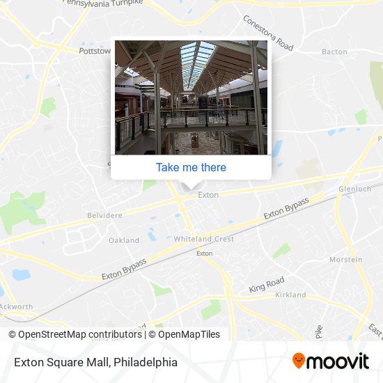 Mapa de Exton Square Mall