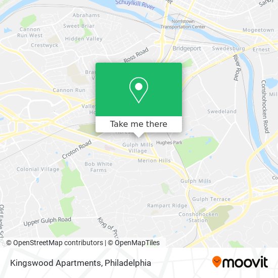 Mapa de Kingswood Apartments