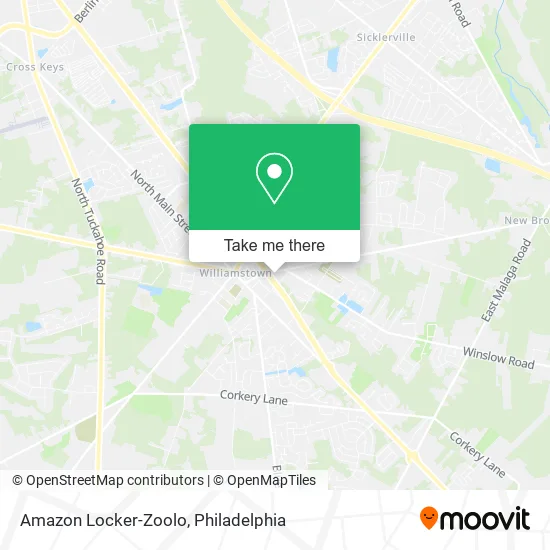 Mapa de Amazon Locker-Zoolo