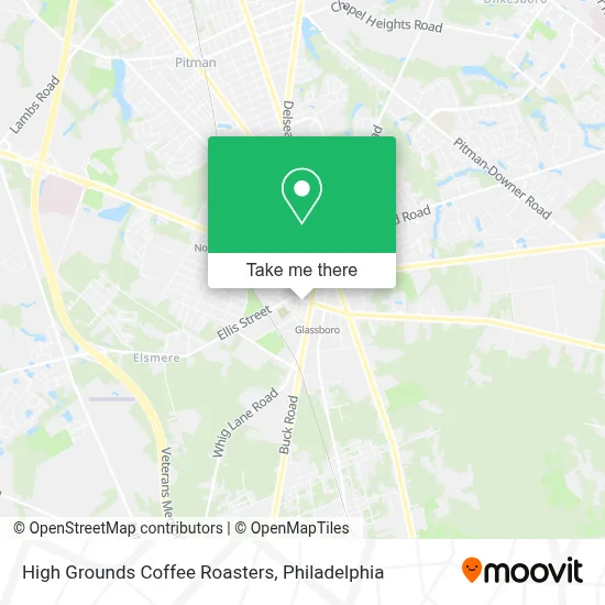 High Grounds Coffee Roasters map